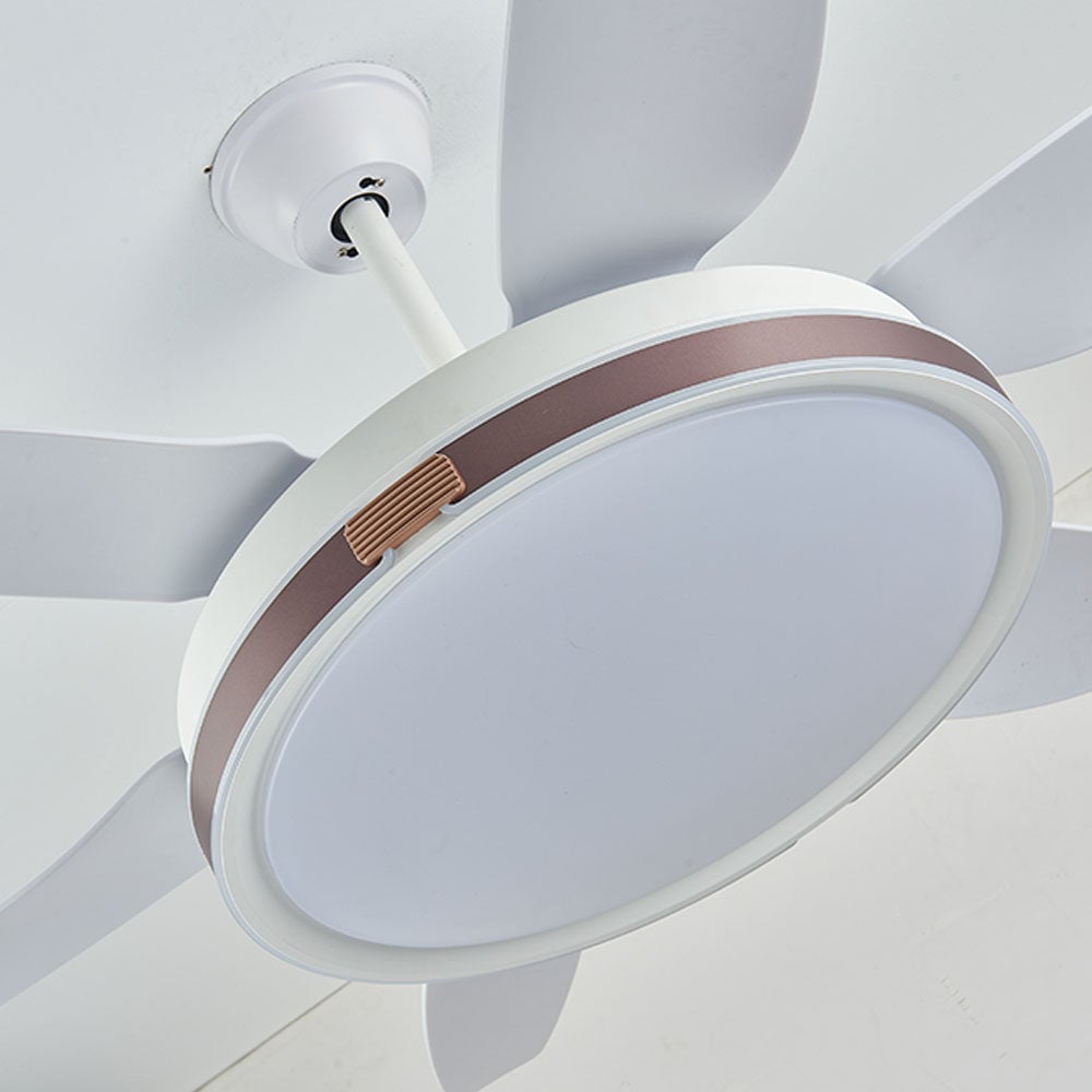 Haydn 6-Blatt-Deckenventilator mit Beleuchtung, 4 Farben, ∅130CM - Lumpaz