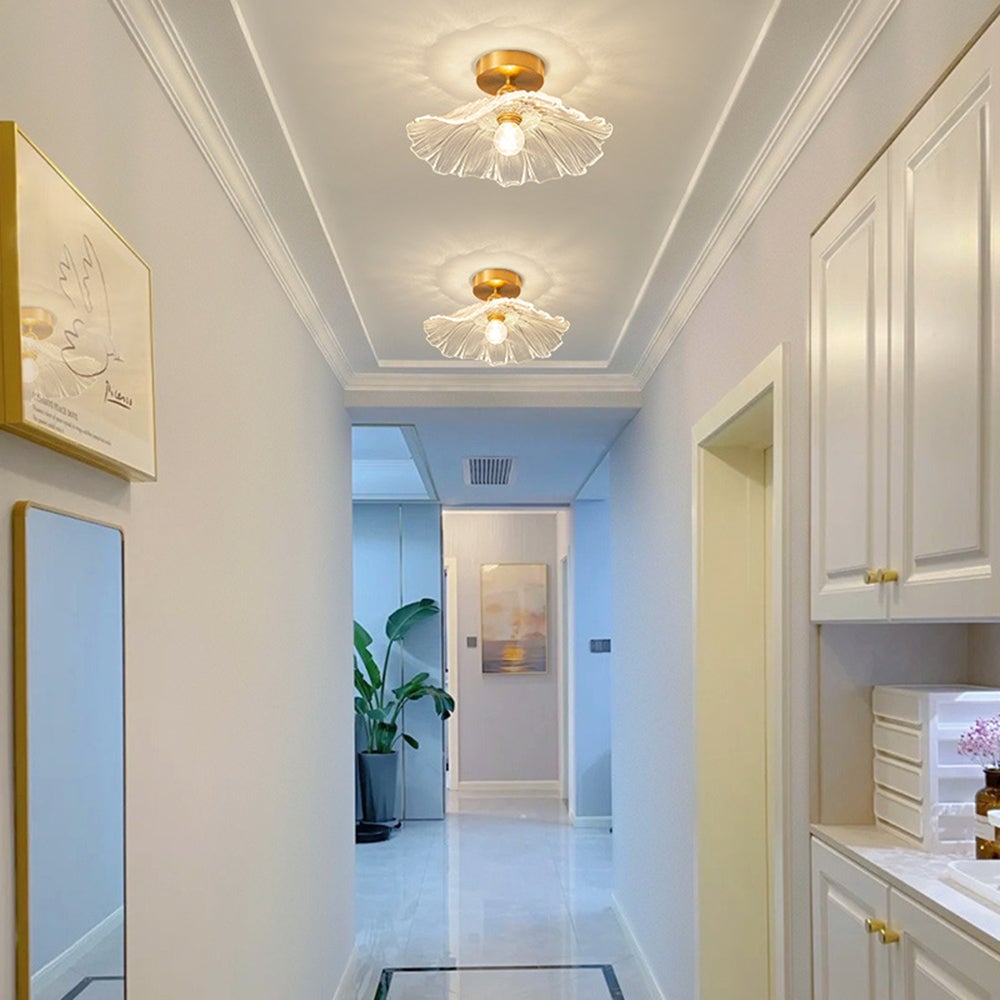 Carins Semi-Flush Mount Deckenleuchte 3 Farbtemperatur schaltbar, reines Kupfer, 2 Farben - Lumpaz
