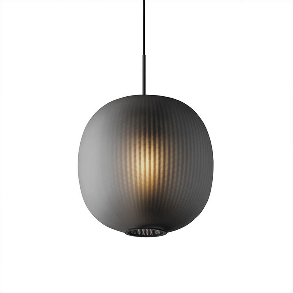 Hailie mattiertes Glas Pendelleuchte, 2 Farbe, ∅24CM - Lumpaz