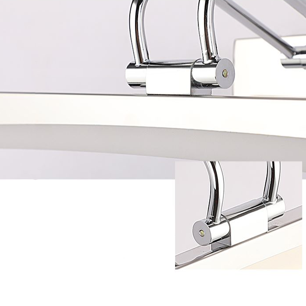 Leigh Spiegelfront Waschtisch-Wandleuchte, L 42/52/62/72CM - Lumpaz