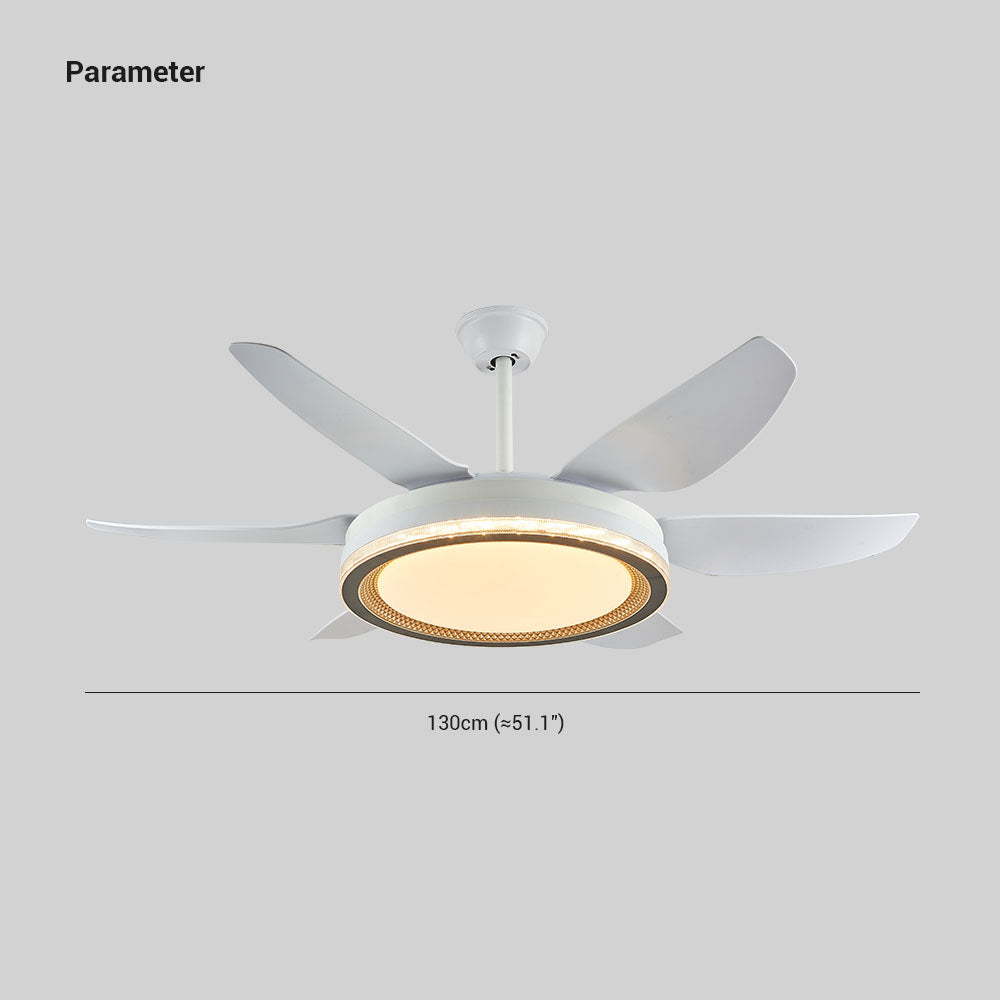 Haydn 6-Blatt-Deckenventilator mit Beleuchtung Grundlegend, ∅130CM - Lumpaz
