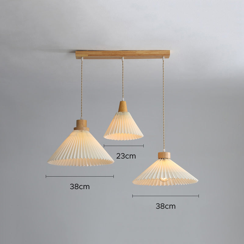 Ozawa Pendelleuchte Cluster, Plissee 4 Stile - Lumpaz
