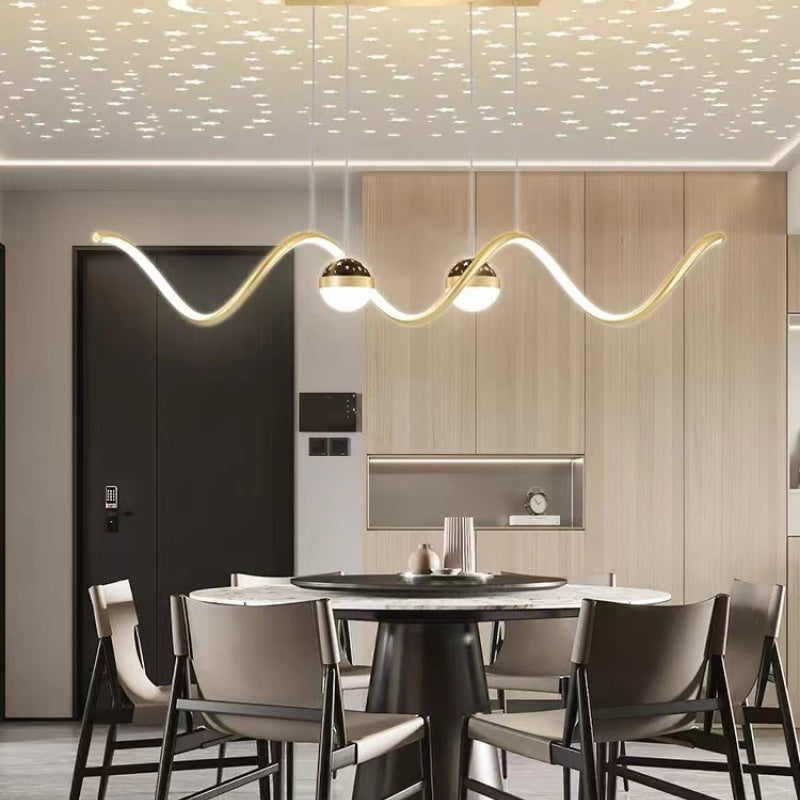 Madina Moderne LED Pendelleuchte Stern-Design für Esszimmer - Lumpaz