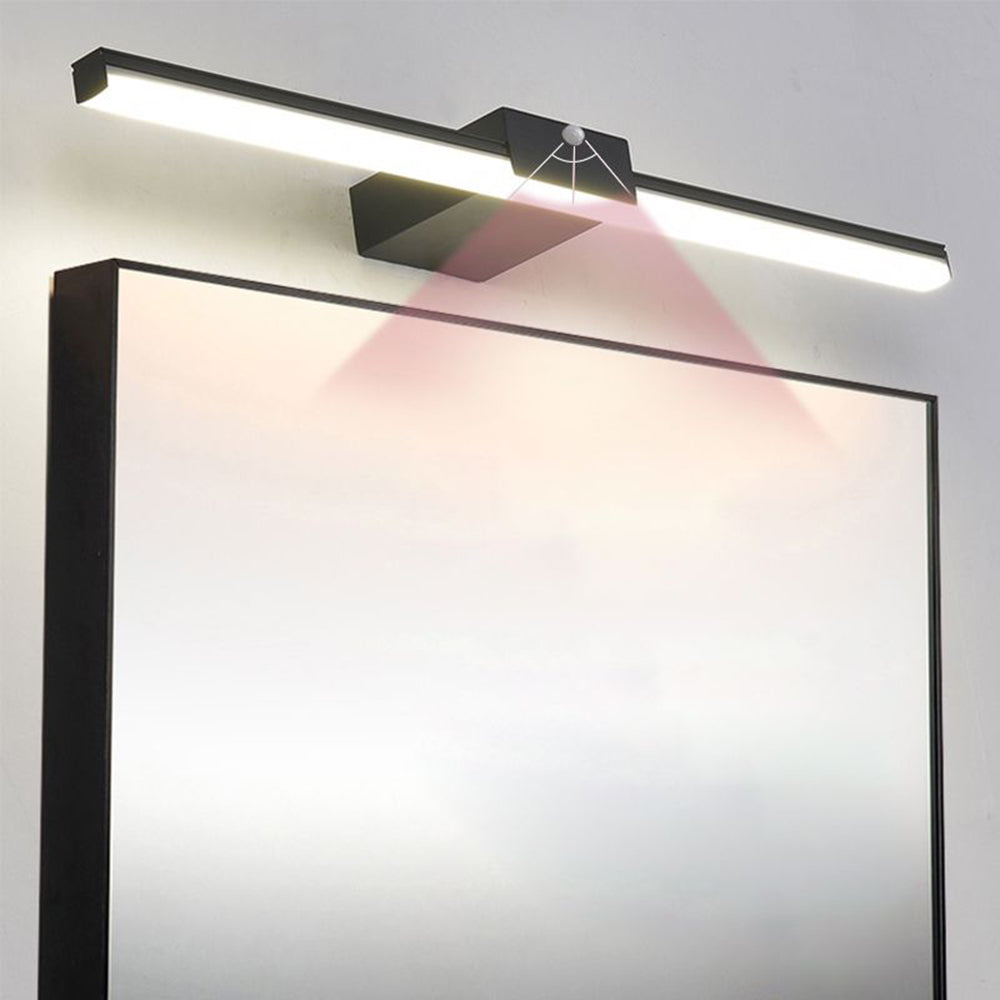 Edge Minimalistische Lineare Spiegelfront Waschtisch-Wandleuchte, L 40/60/80/100CM - Lumpaz
