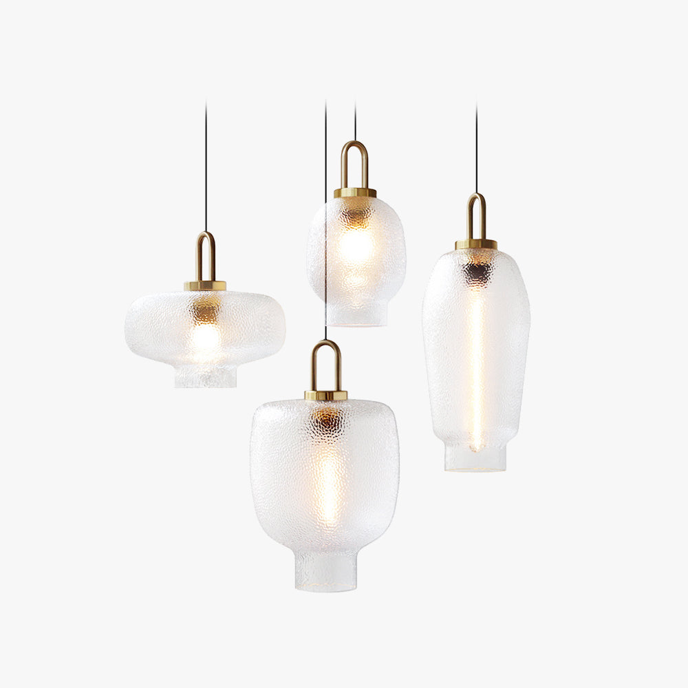 Hailie Pendelleuchte aus mattiertem Glas, ∅26/18/22CM - Lumpaz