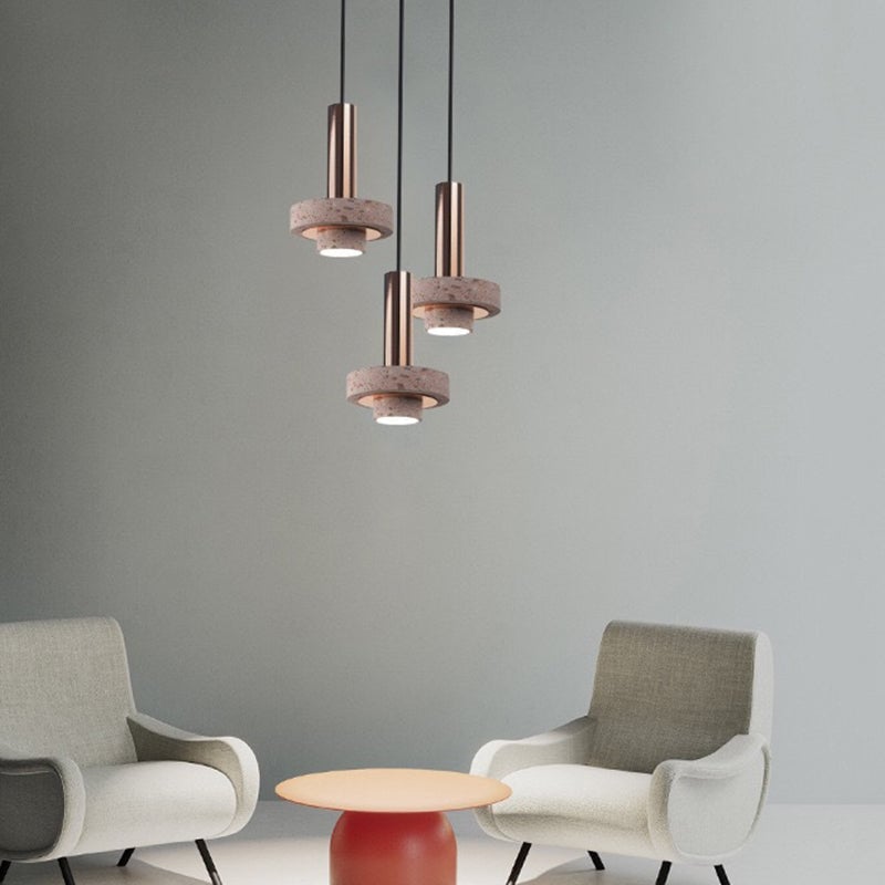 Zaid Pendelleuchte 4 Farben, Terrazzo - Lumpaz