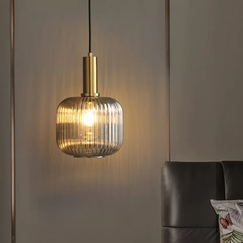 Hailie Pendelleuchte aus Glas für Wohnzimmer, Esszimmer - Lumpaz