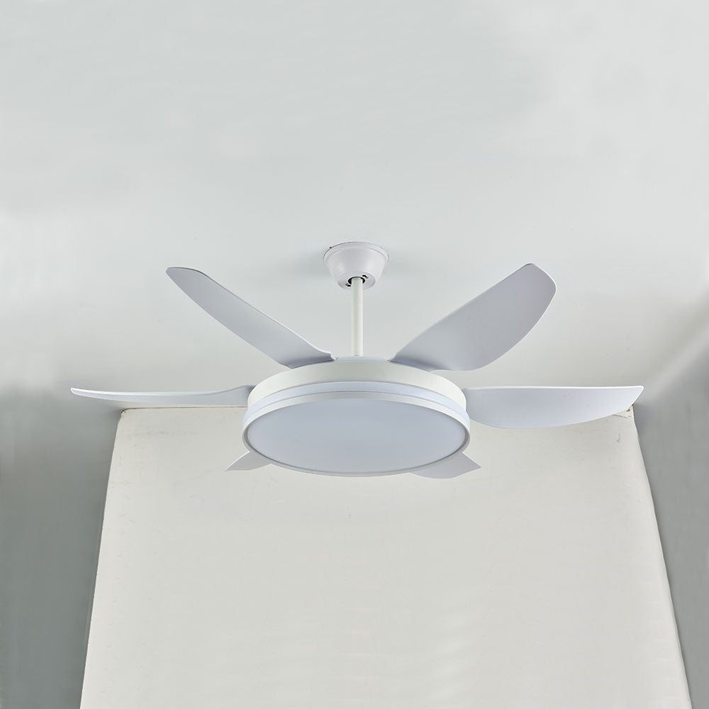 Haydn 6-Blatt-Deckenventilator mit Beleuchtung, 3 Farben, ∅130CM - Lumpaz