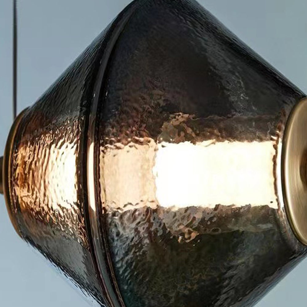 Evette Schwarze Pendel- & Stehleuchte, Glas - Lumpaz