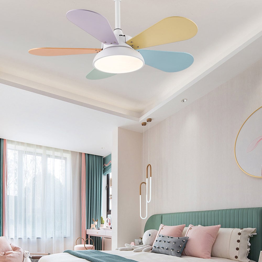 Morandi Bunte Deckenventilator mit Beleuchtung, 2 Farbe, ∅95CM - Lumpaz