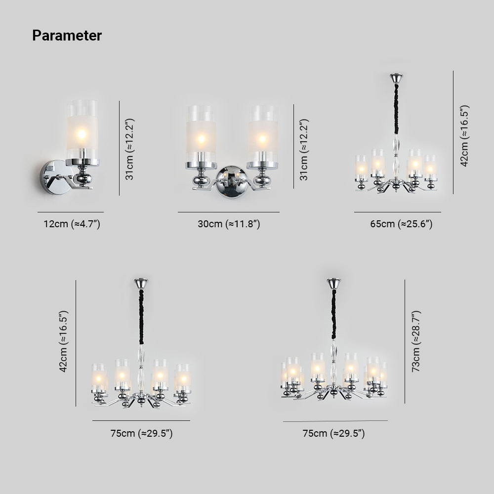 Alessio Retro Pendelleuchte, 1/2/6/8/10 -flammig - Lumpaz