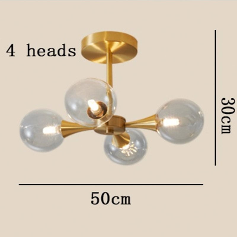 Valentina Deckenleuchte,Metall & Glas - Lumpaz