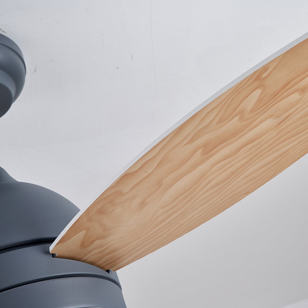 Haydn Modern Elementar Deckenventilator mit Beleuchtung, 3 Farben, ∅105CM - Lumpaz