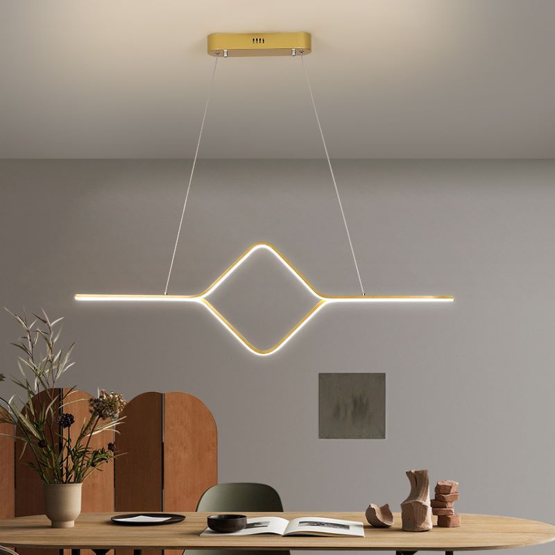 Bouvet Pendelleuchte,Linear Quadrat - Lumpaz