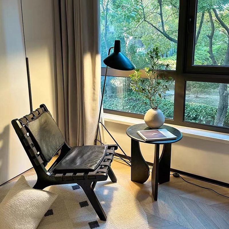 Salgado Geometrische Schwarze Stativ-Stehleuchte, 130CM Lang - Lumpaz