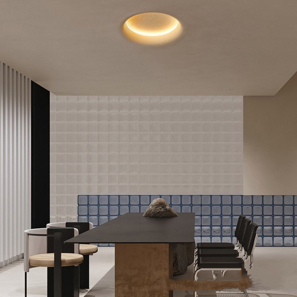Elif Mond Wandmalerei Lampe Fernbedienung Dimmbar, 2 Stil - Lumpaz