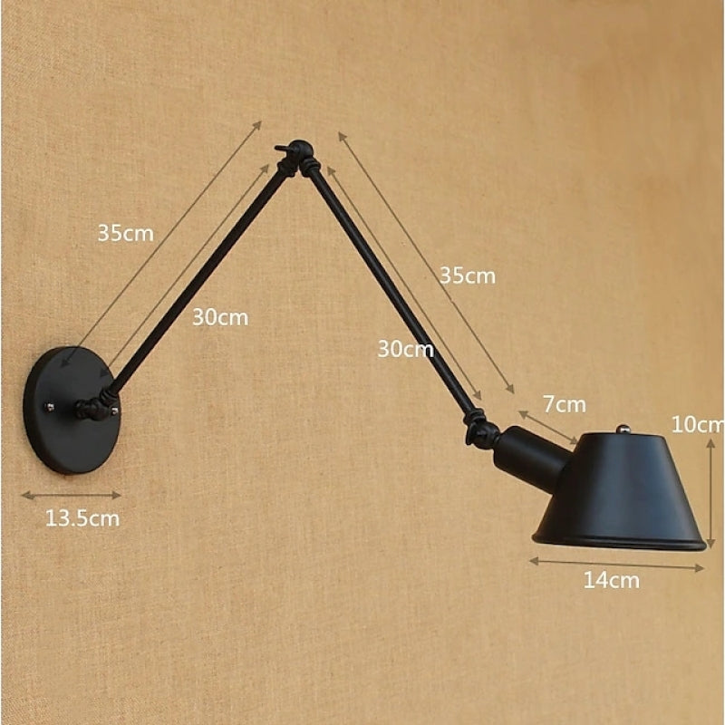 Brady Retro Industrielle Wandleuchte - Lumpaz