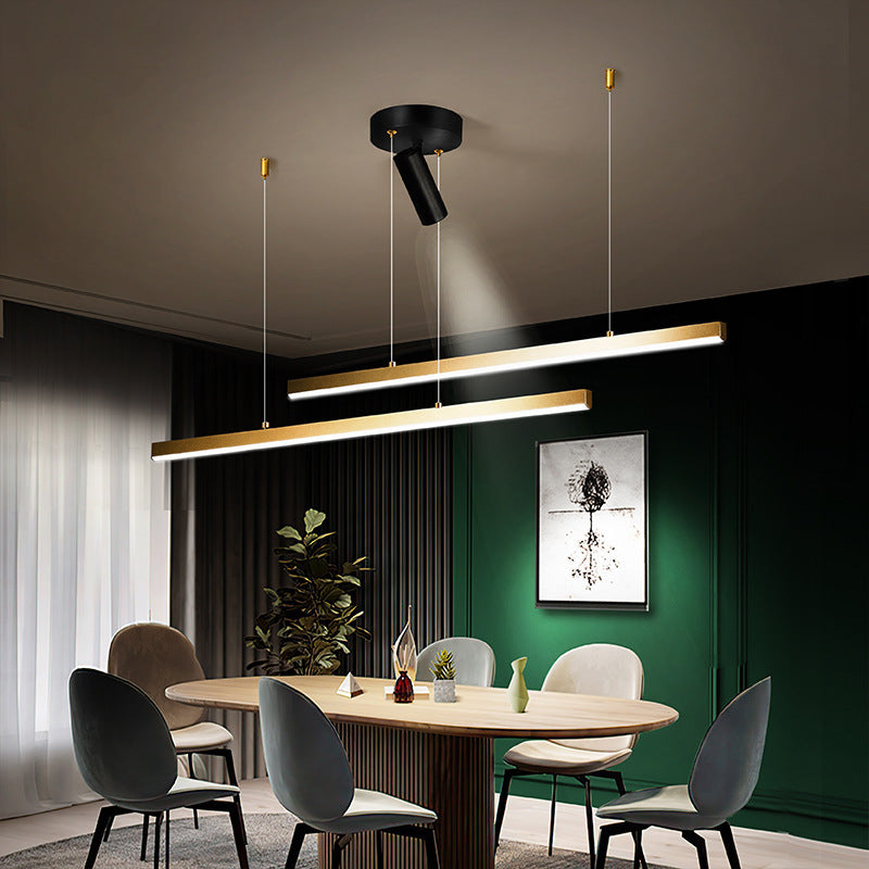 Aluminium Esszimmerleuchte Pendelleuchte Golden Nordic für Restaurant - Lumpaz