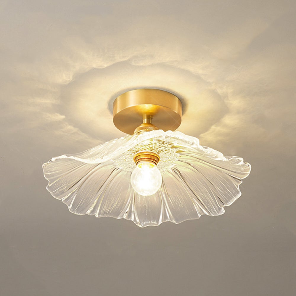 Carins Semi-Flush Mount Deckenleuchte 3 Farbtemperatur schaltbar, reines Kupfer, 2 Farben - Lumpaz