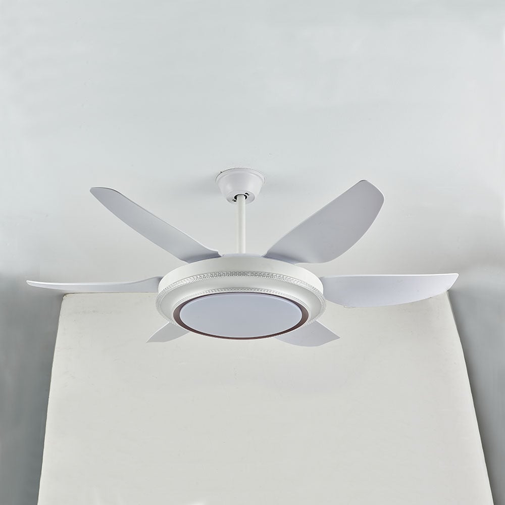 Haydn 6-Blatt-Deckenventilator mit Beleuchtung Grundlegend, 3 Farben, ∅130CM - Lumpaz
