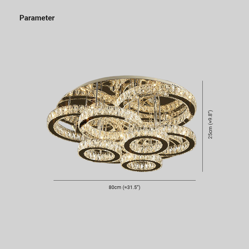 Kristy Pendelleuchte, ∅80CM - Lumpaz
