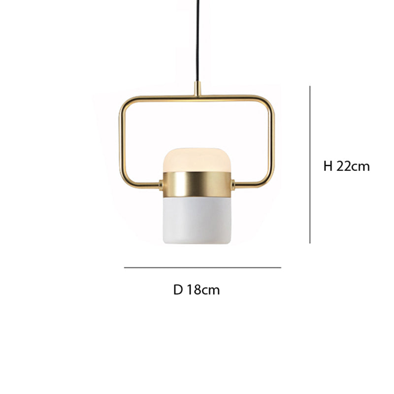 Weiss Pendelleuchte, 2-farbig - Lumpaz