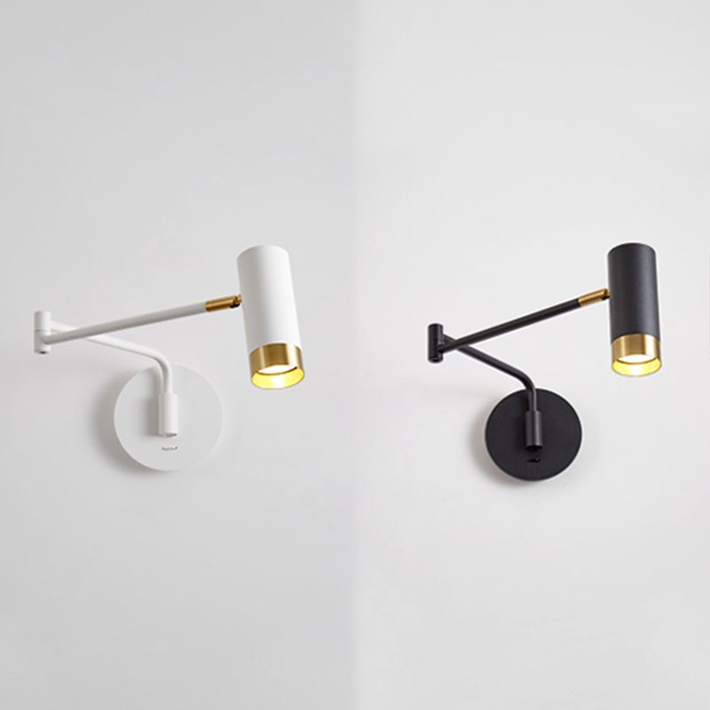 Cooley Wandleuchte mit verstellbarem Arm, Metall, 2 Farben - Lumpaz