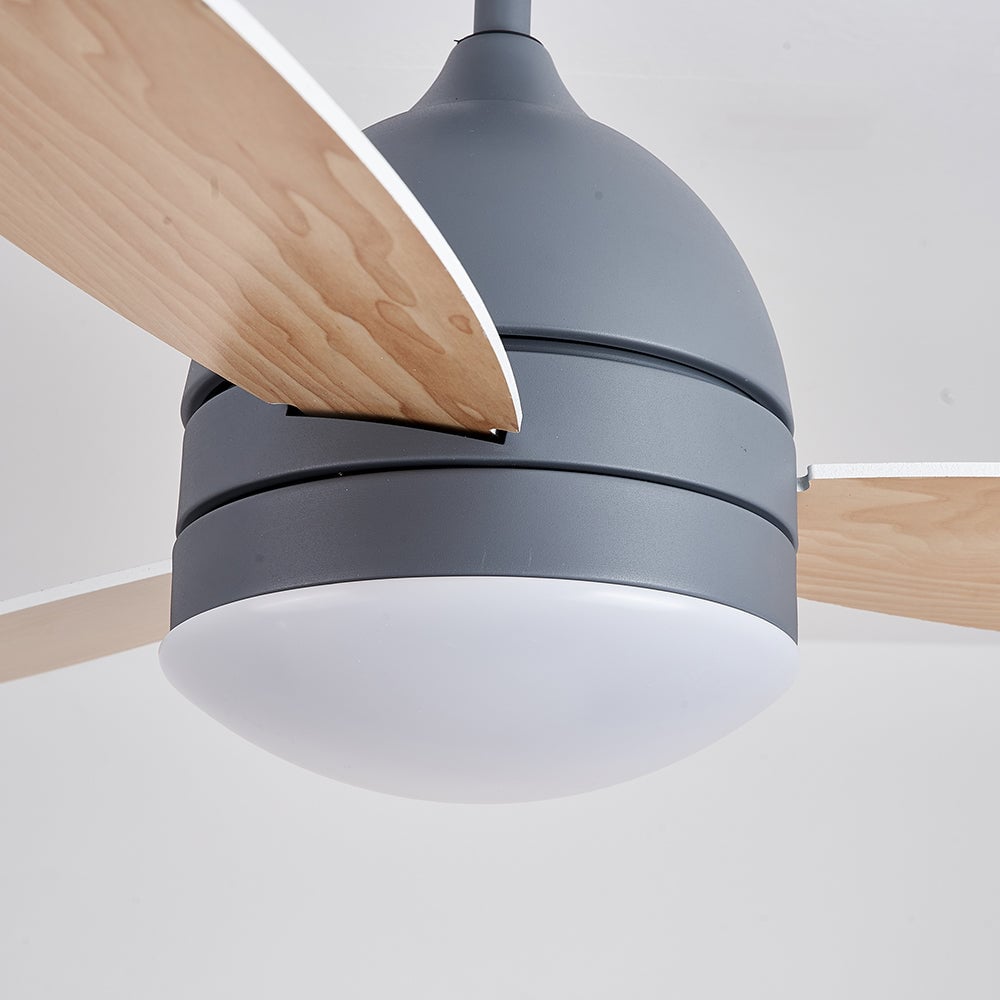 Haydn Modern Elementar Deckenventilator mit Beleuchtung, 3 Farben, ∅105CM - Lumpaz