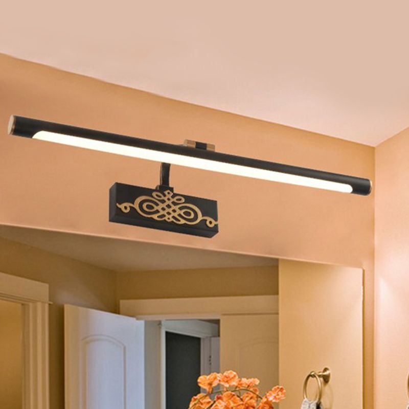 Eryn Schwarz Spiegelfront Waschtisch-Wandleuchte - Lumpaz