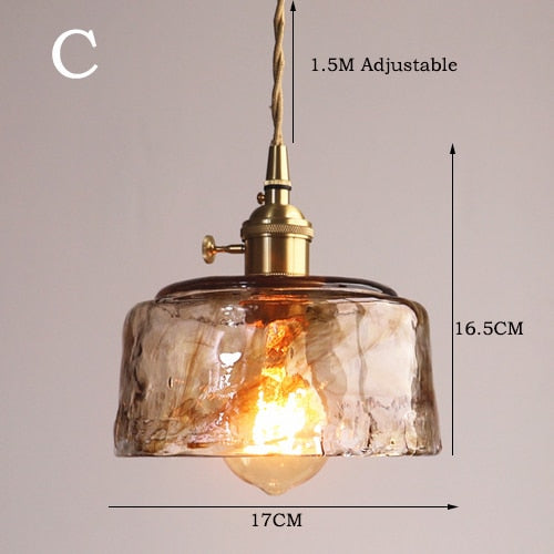 Levy Messing Glas Pendelleuchten - Lumpaz