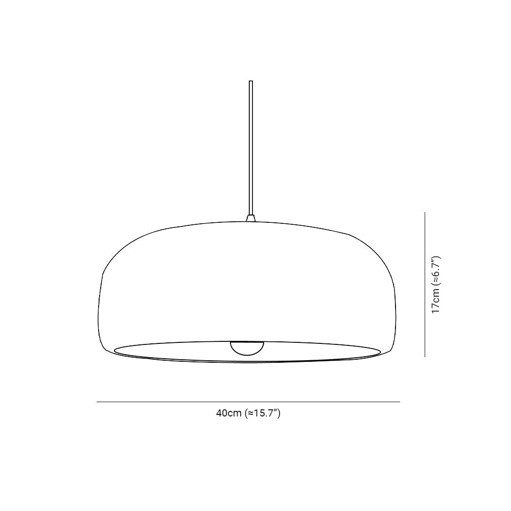 Byers Wolken Pendelleuchte, ∅40CM - Lumpaz