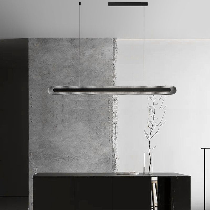 Evette Schwarze Pendelleuchte, L 100/120/140CM - Lumpaz
