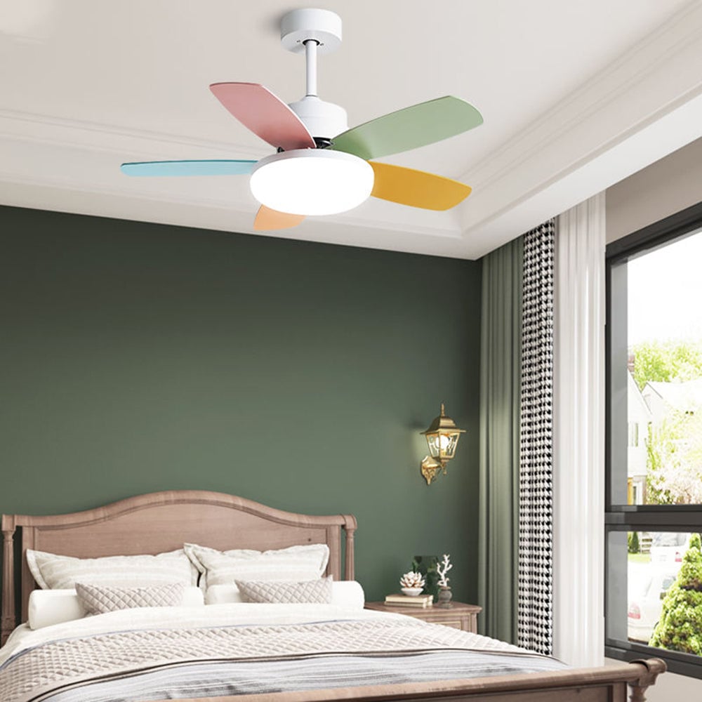 Morandi Bunte Deckenventilator mit Beleuchtung, ∅107CM - Lumpaz