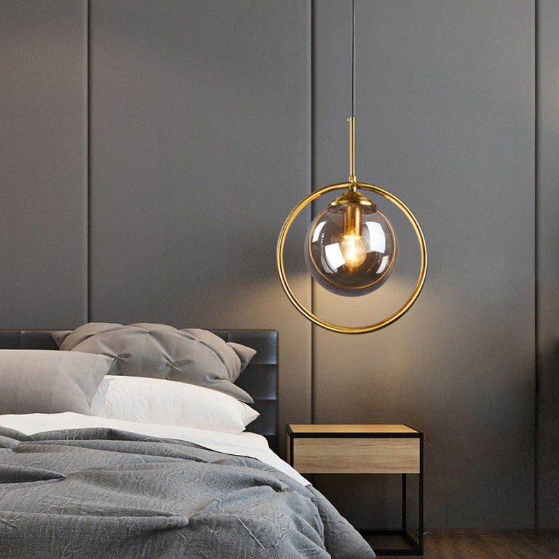 Hailie Nordische Kugel Pendelleuchte für Schlafzimmer - Lumpaz