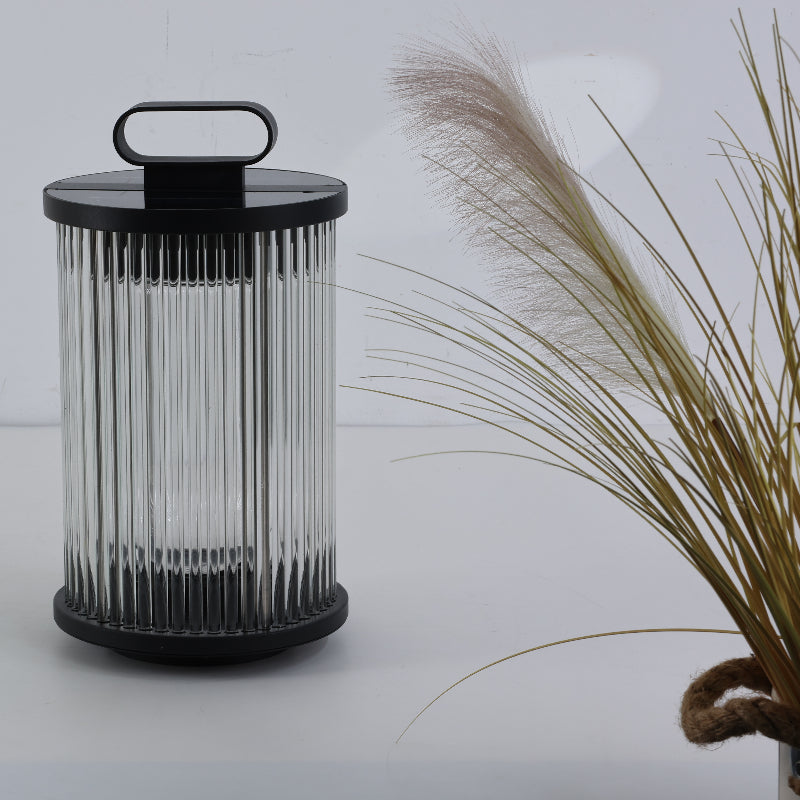 Orr Outdoor Solar Stehlampe, Metall&Glas, 33/60cm - Lumpaz