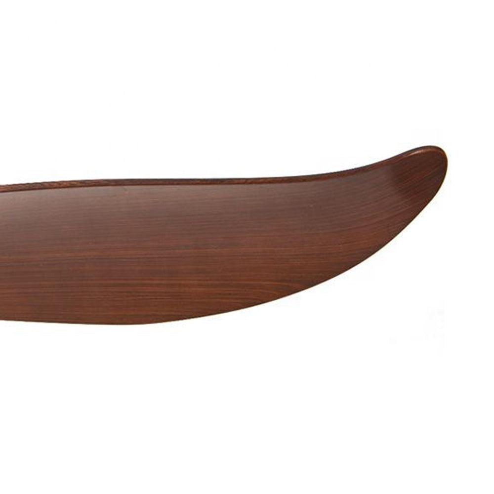 Haydn 5-Blätter Schwarzer Deckenventilator, Metall & Holz, ∅ 120CM - Lumpaz