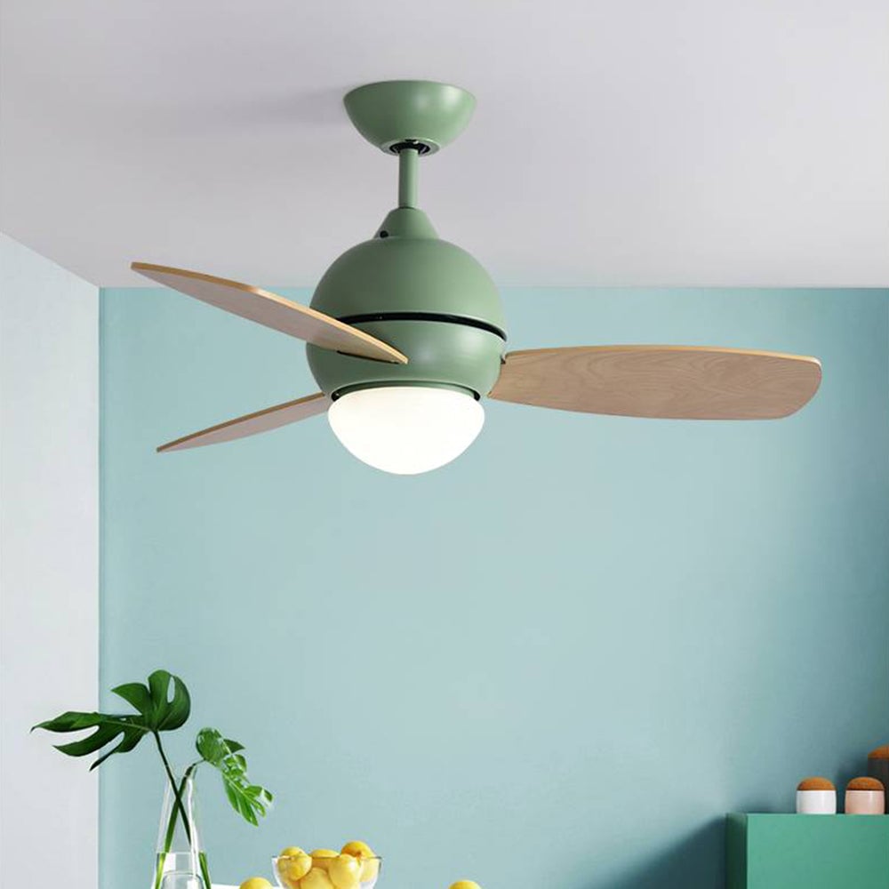 Morandi Bunte 3-Blatt-Deckenventilator mit Beleuchtung, 6 Farbe, ∅92CM - Lumpaz