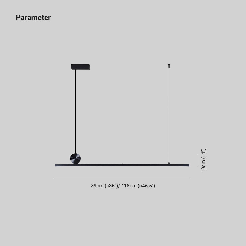 Edge Pendelleuchte, L 90/120CM - Lumpaz