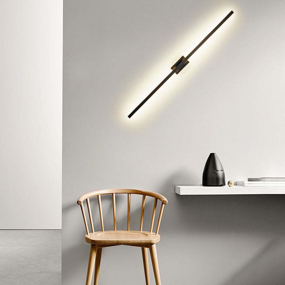Leigh Spiegelfront Waschtisch-Wandlampe, L 60/100CM - Lumpaz