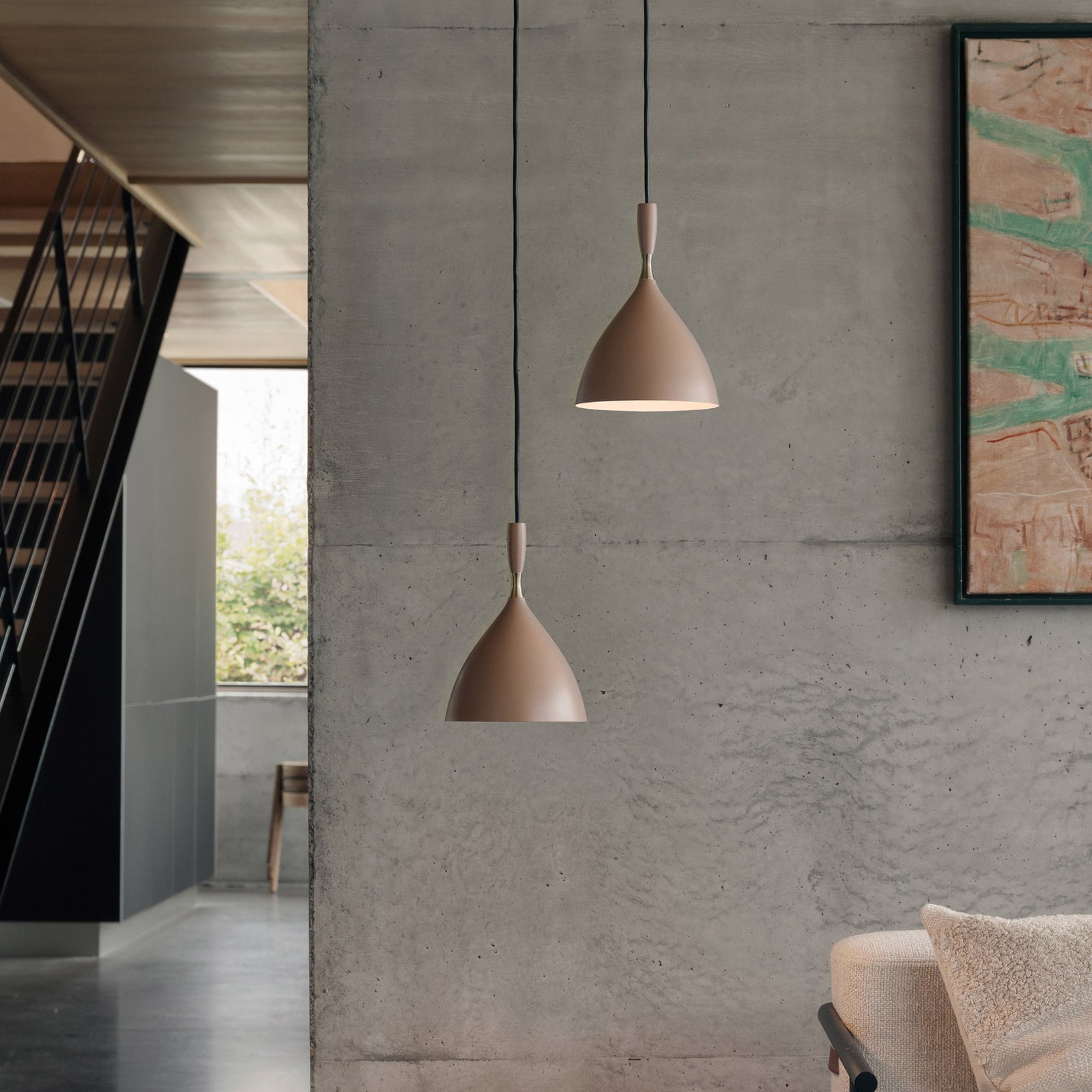 Morandi Pendellampe, 5 Farben, H 24.5CM - Lumpaz