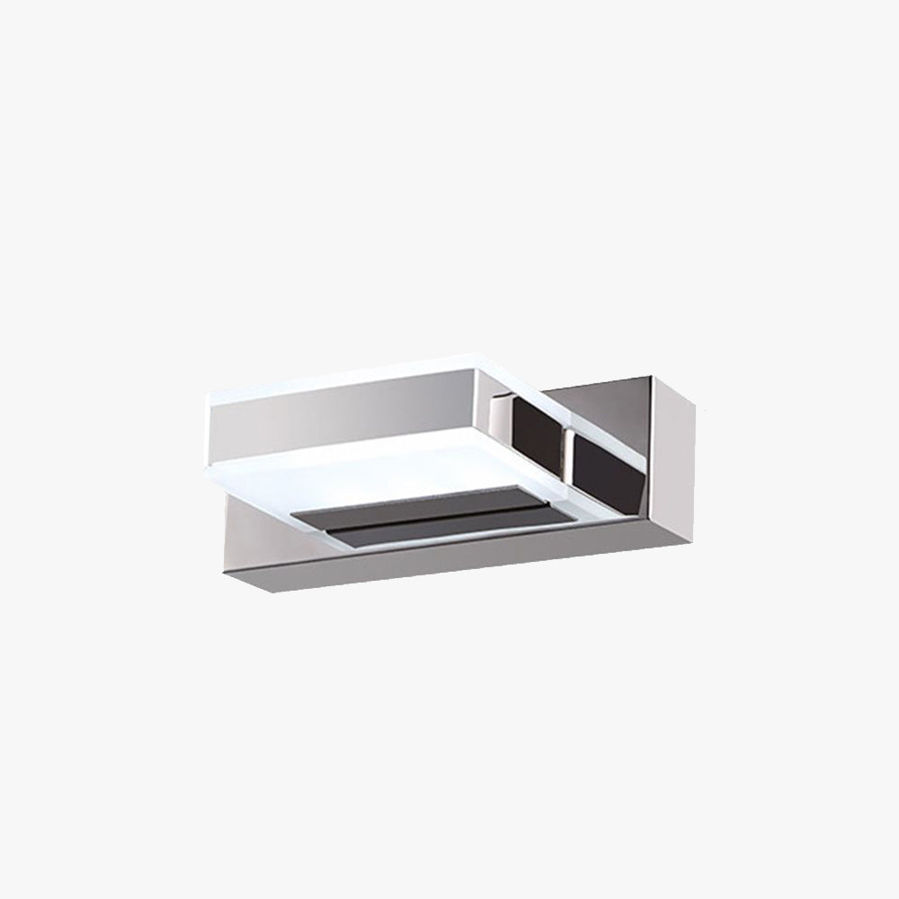 Leigh Quadratische Block-Spiegelfront-Wandleuchte, 1/2/3/4-flammig - Lumpaz