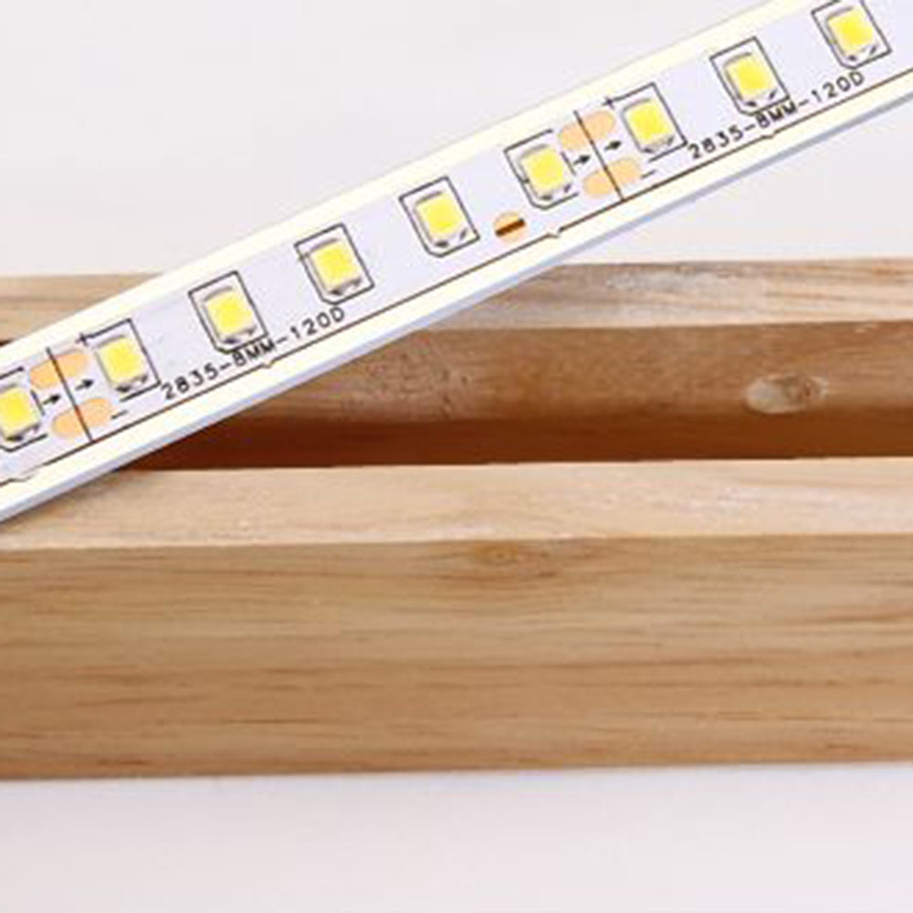 Ozawa Spiegelfront Eitelkeit Wandleuchte, Metall & Holz, L40/60/80/100CM - Lumpaz