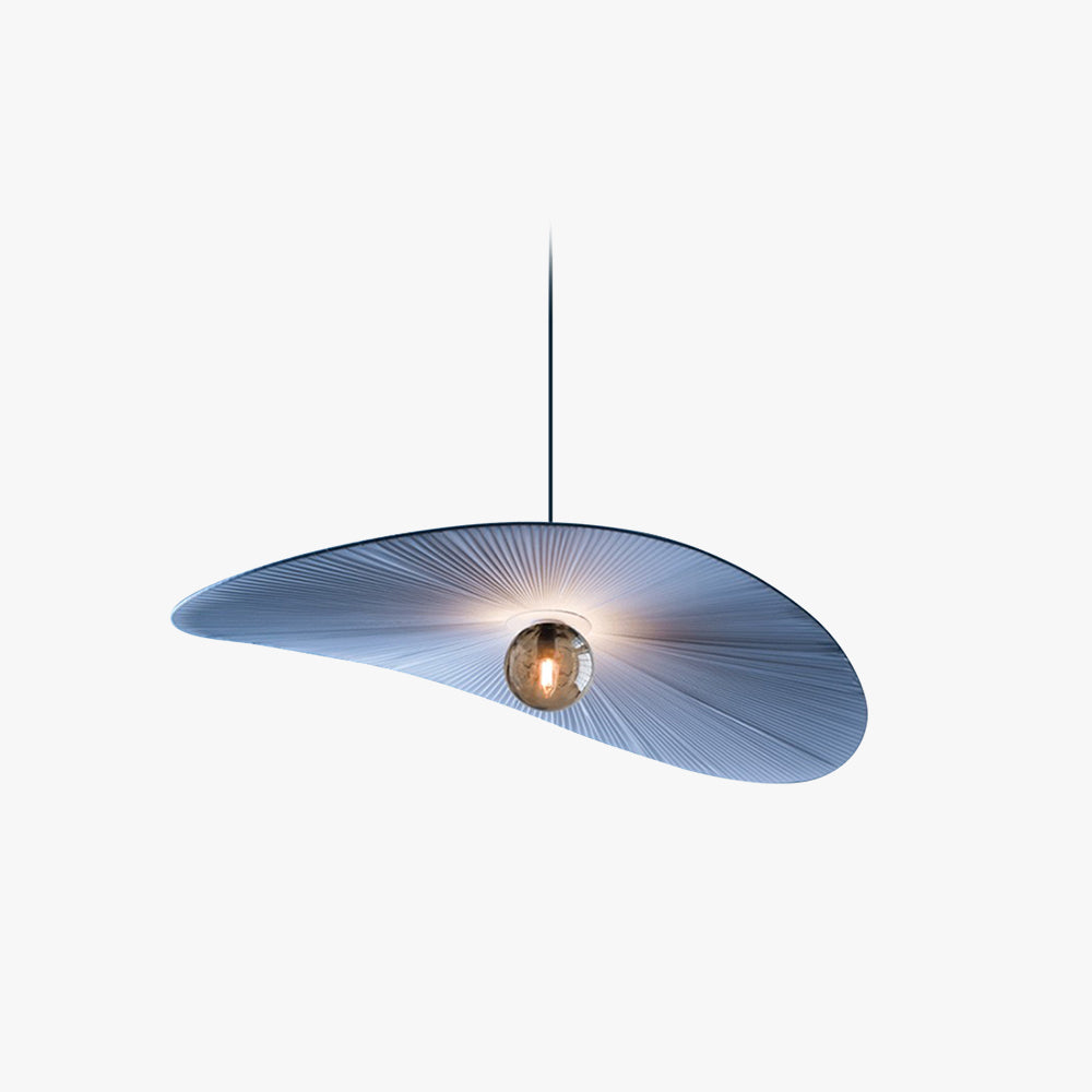 Renée Pendelleuchte 2 Farben, Stoff & Glas, ∅50/60/80cm - Lumpaz