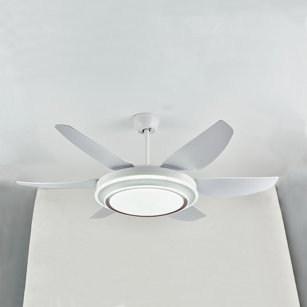 Haydn 6-Blatt-Deckenventilator mit Beleuchtung Grundlegend, 3 Farben, ∅130CM - Lumpaz