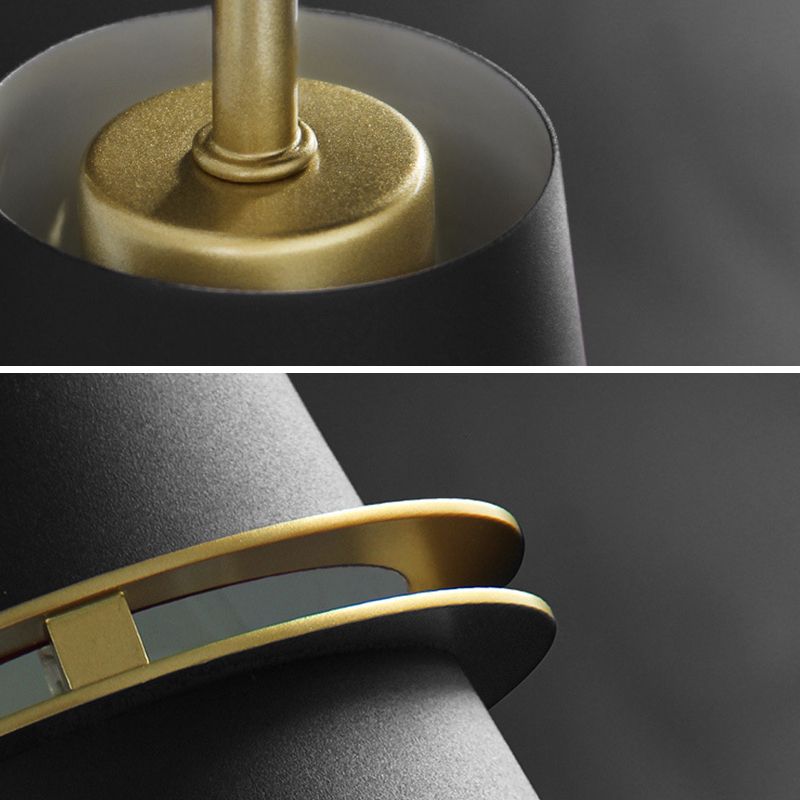 Morandi Kegel Spiegelfront Waschtisch-Wandleuchte, 3 Farben, ∅14CM - Lumpaz