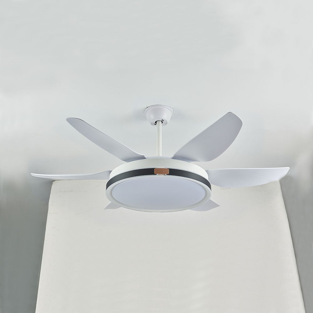 Haydn 6-Blatt-Deckenventilator mit Beleuchtung, 4 Farben, ∅130CM - Lumpaz