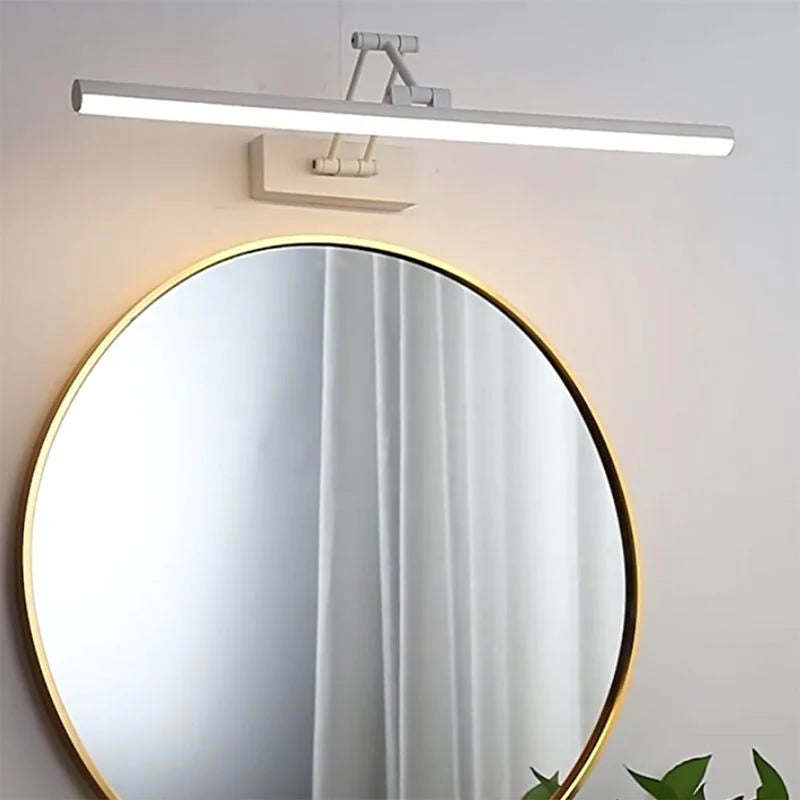 Edge Spiegelfront Waschtisch-Wandleuchte, Metall, 40/50/60/80/100CM Lang - Lumpaz