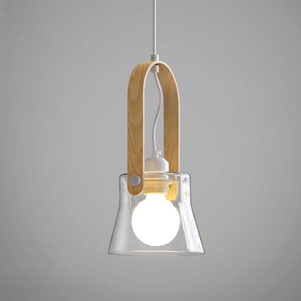 Hailie Glas Pendelleuchte, 3 Stile, ∅16/19/23CM - Lumpaz