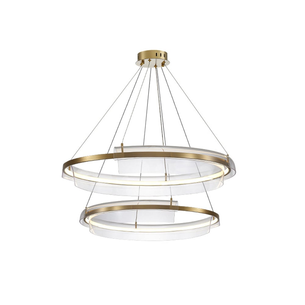 Arisha Pendelleuchte Farbe Temperatur Schaltbar 1/2 Ring, ∅50/75cm - Lumpaz