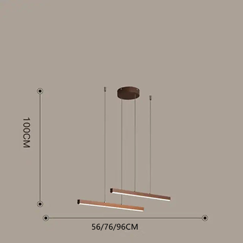 Edge Minimalistische Streifen LED Pendelleuchte für Esszimmer - Lumpaz